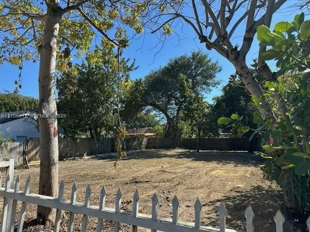 Cleared lot