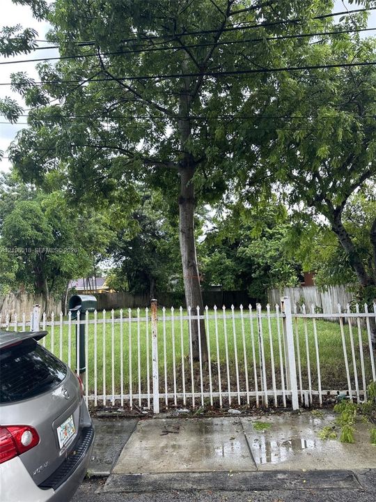 Cleared lot