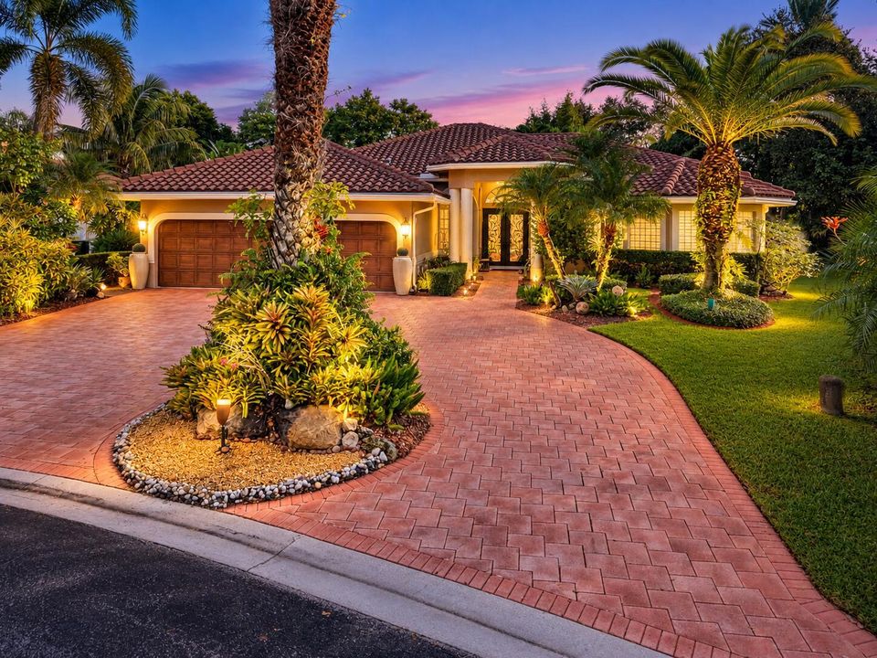 Twilight Mediterranean Luxury Home