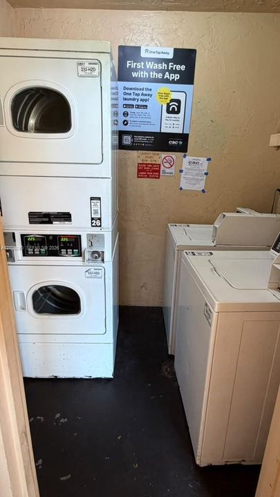 LAUNDRY FACILITIES on 2nd floor