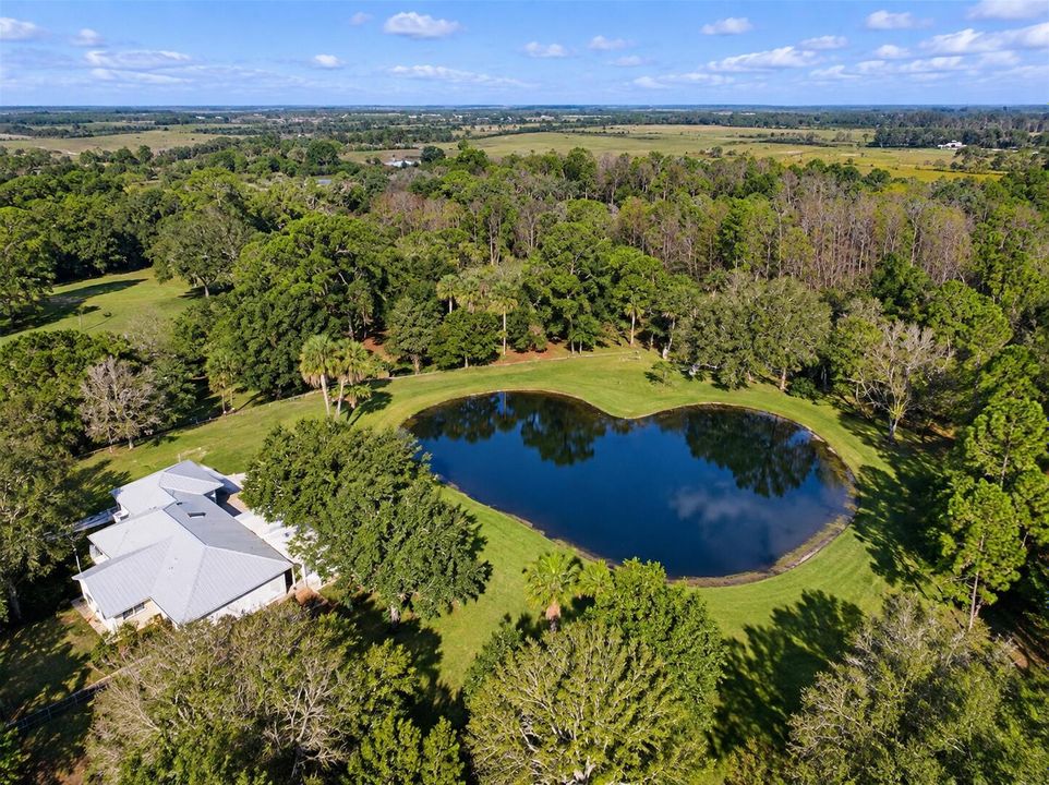 House & Pond