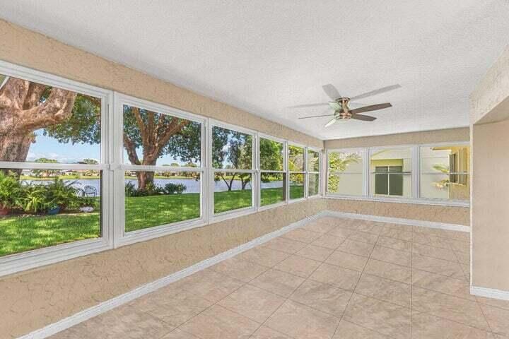 Timberlake sunroom side lake view