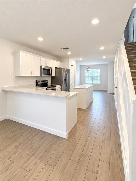 Kitchen back view