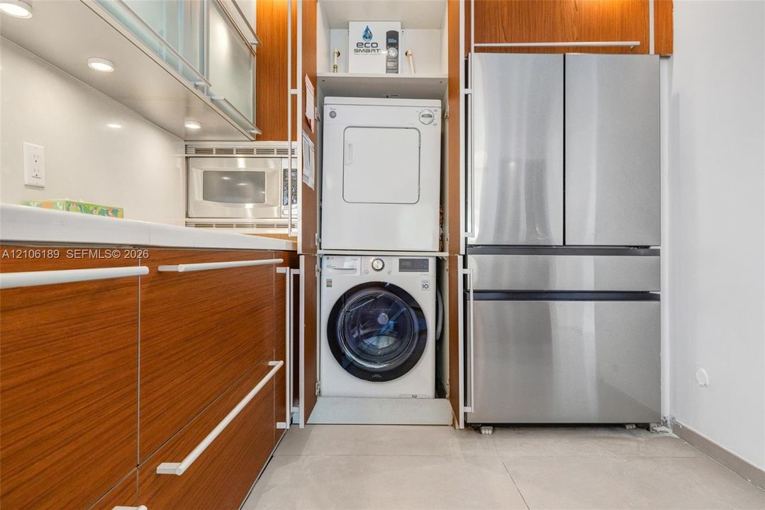 and washer and dryer and tankless water heater