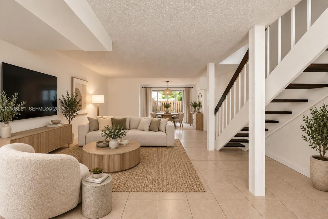 Virtually Staged Living Area