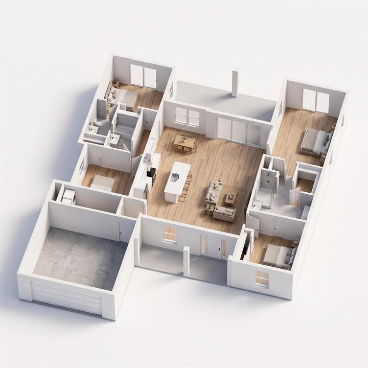 Dollhouse floor plan