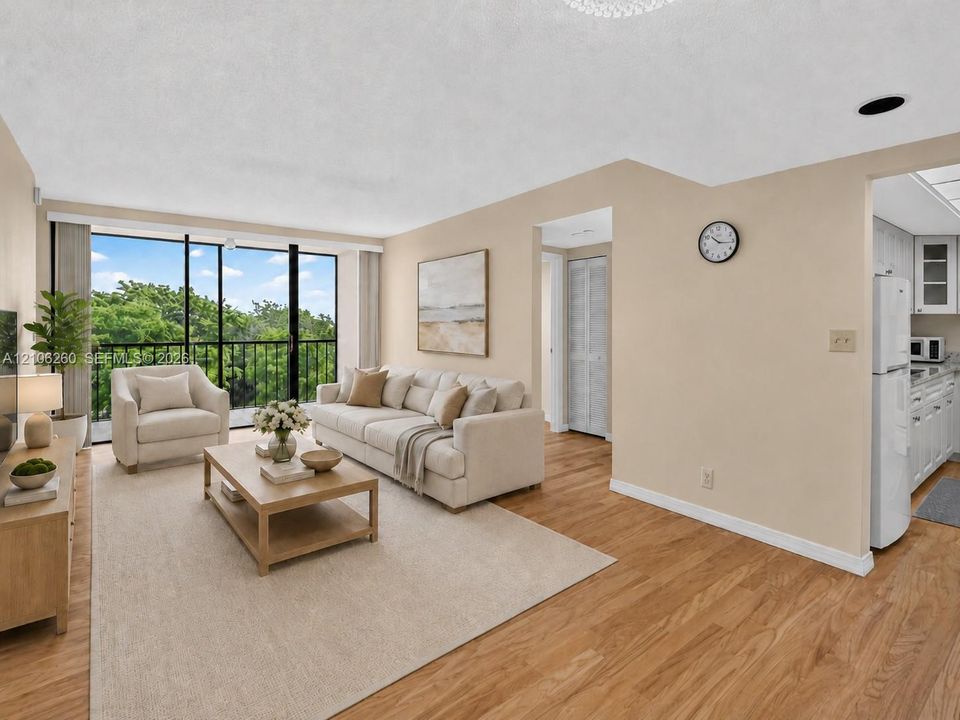 AI Generated pic of furnished Living area