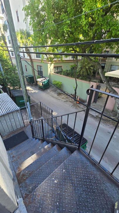 Back fire escape
