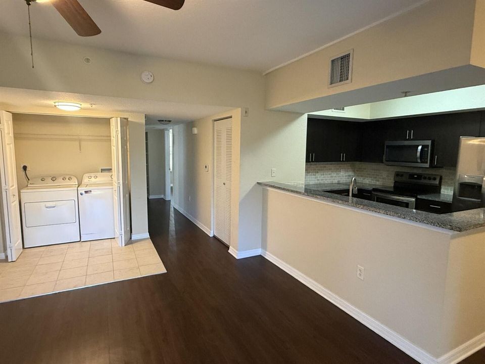 Laundry and hallway