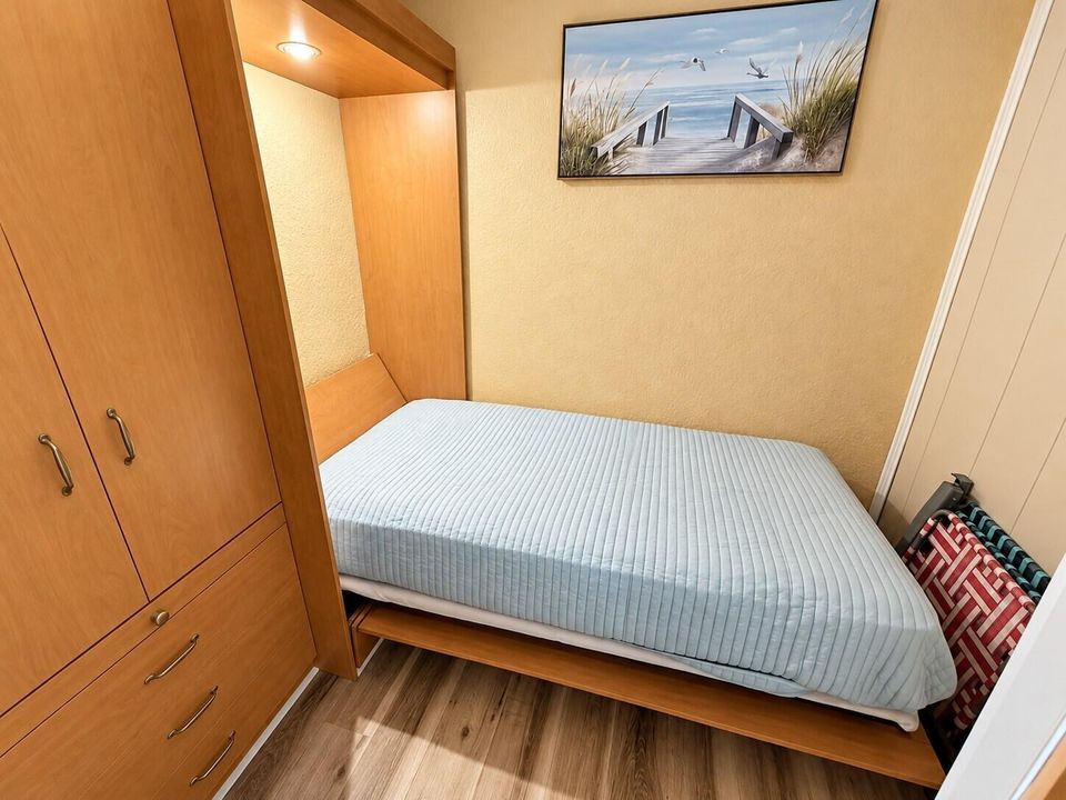 Cozy Coastal Built-In Bed Nook