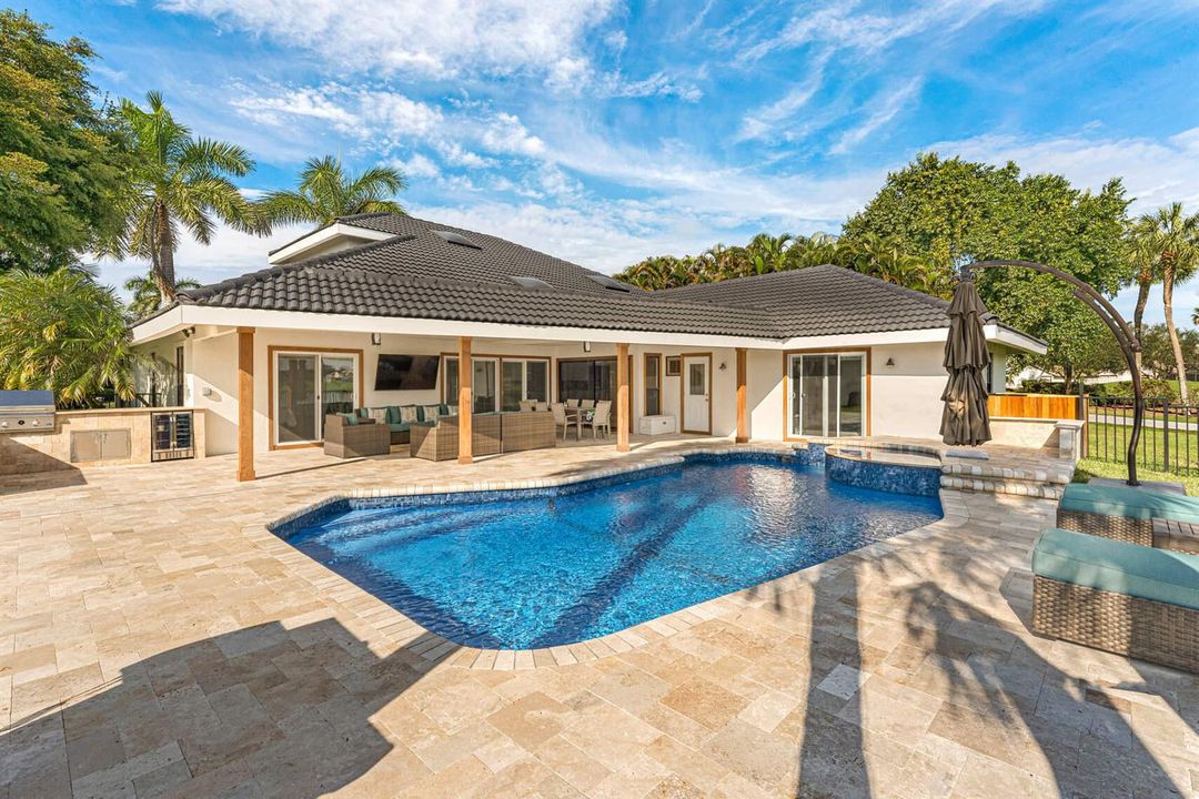 pool and yard