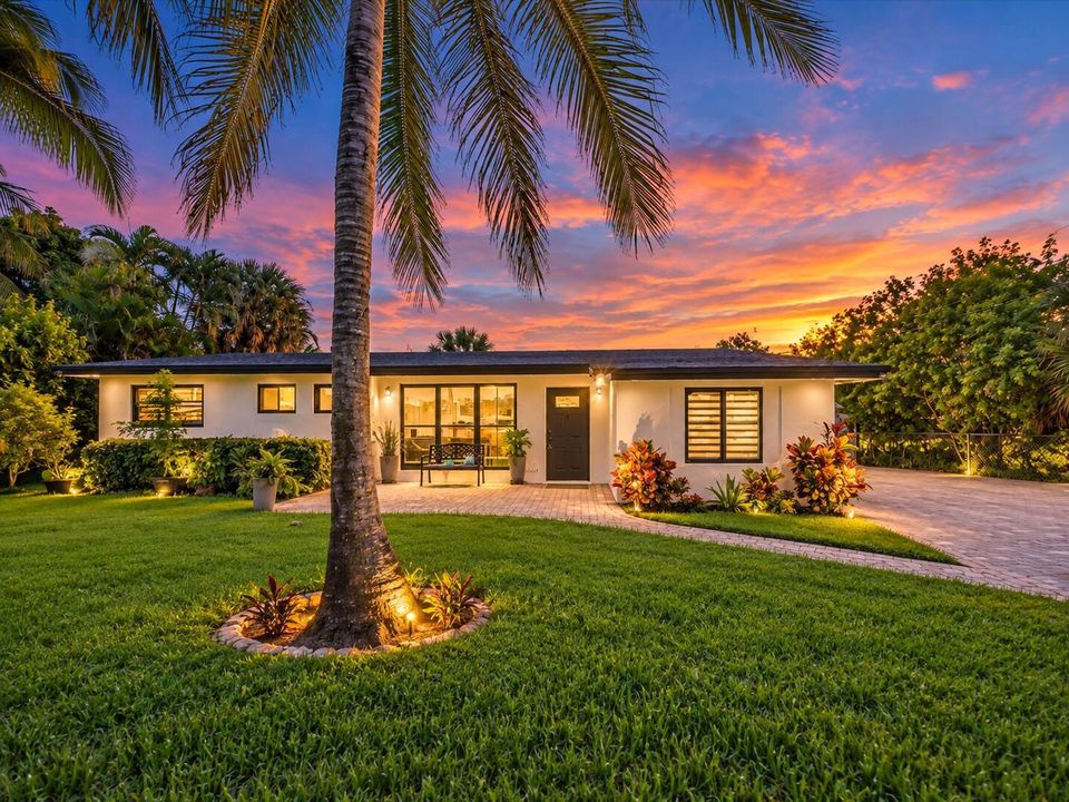 Twilight Tropical Modern Home