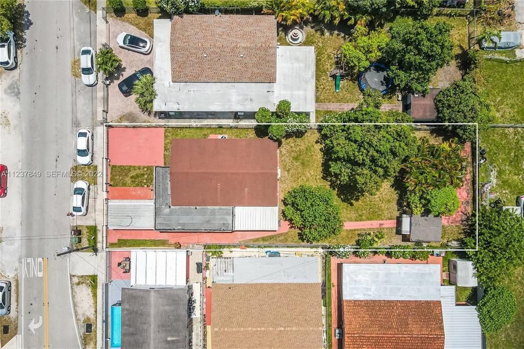 Large yard