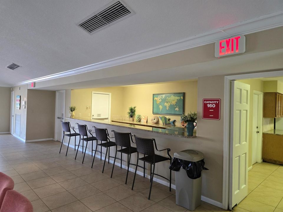 Clubhouse bar