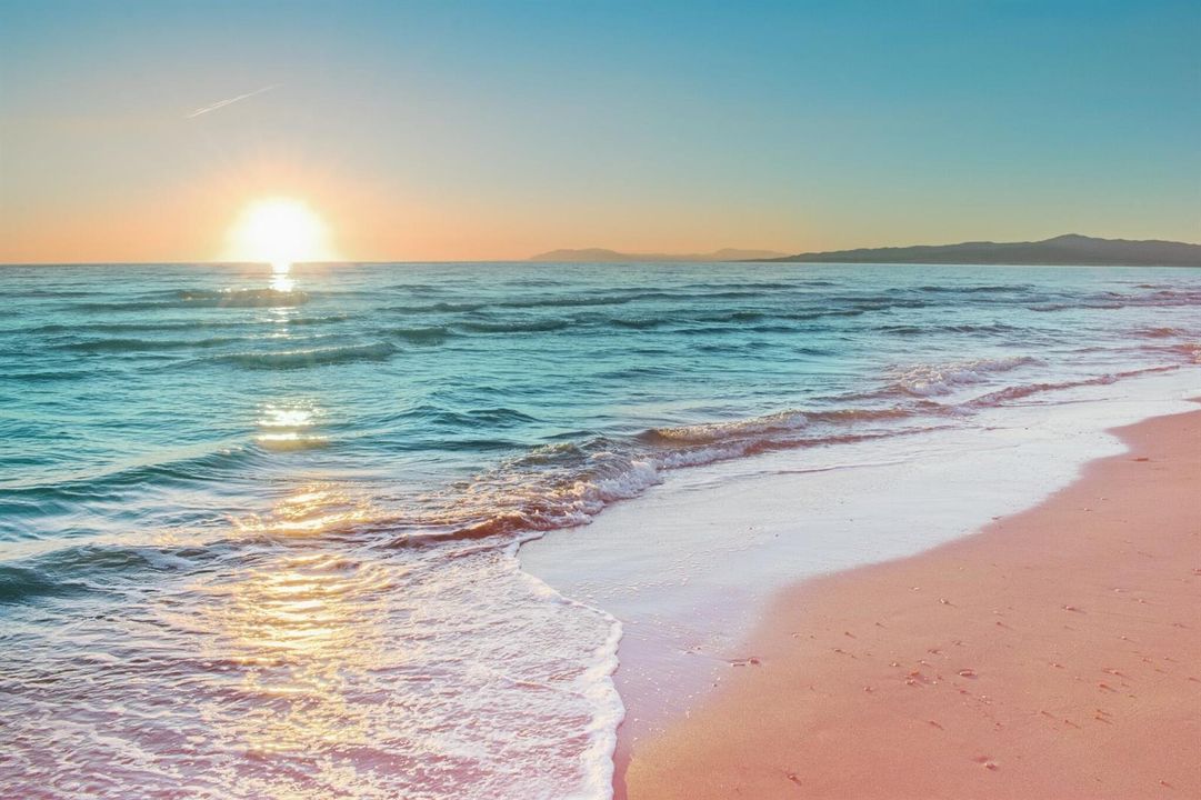 Beautiful beach Sunset