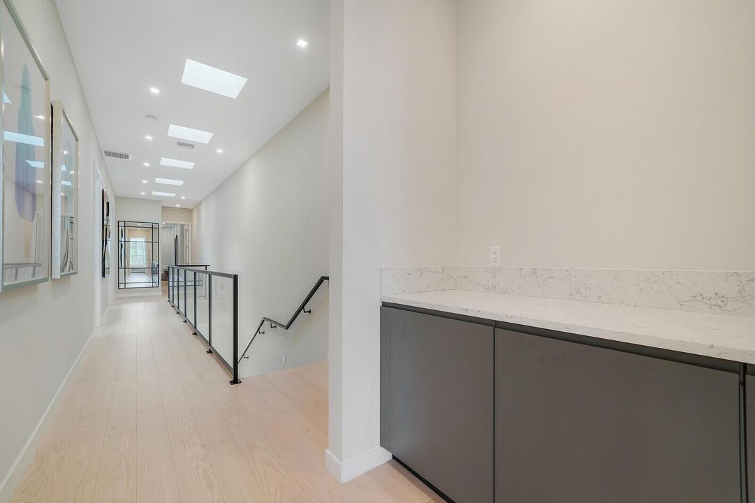 Second floor landing & coffee bar