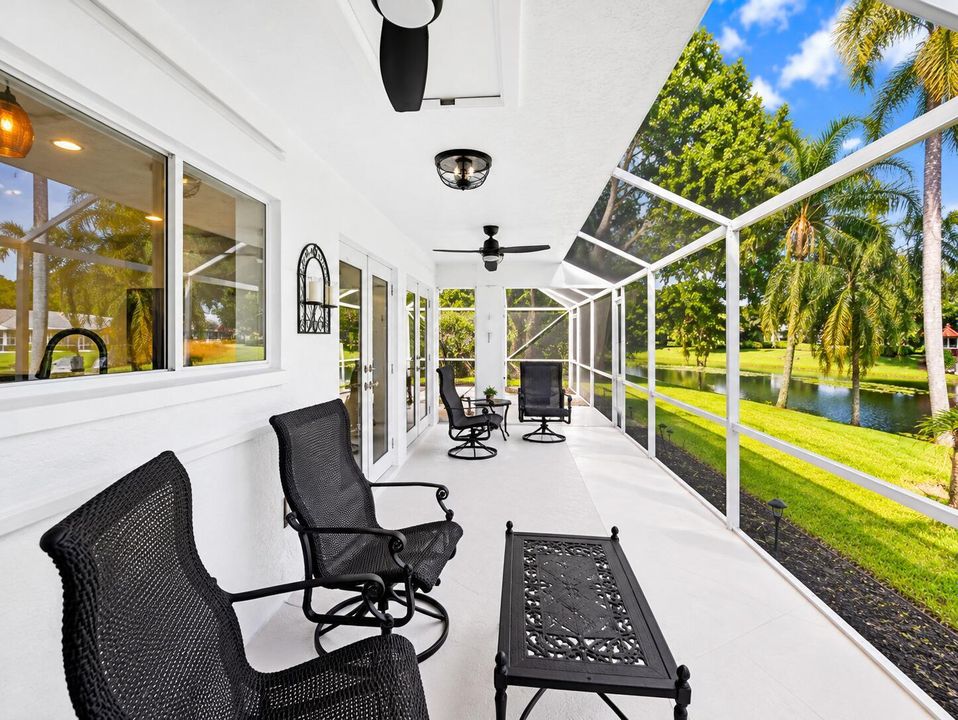 Covered Lake Patio