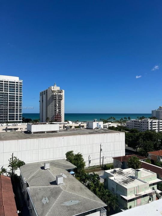 Elevated perspective showcasing the horizon and oceanfront