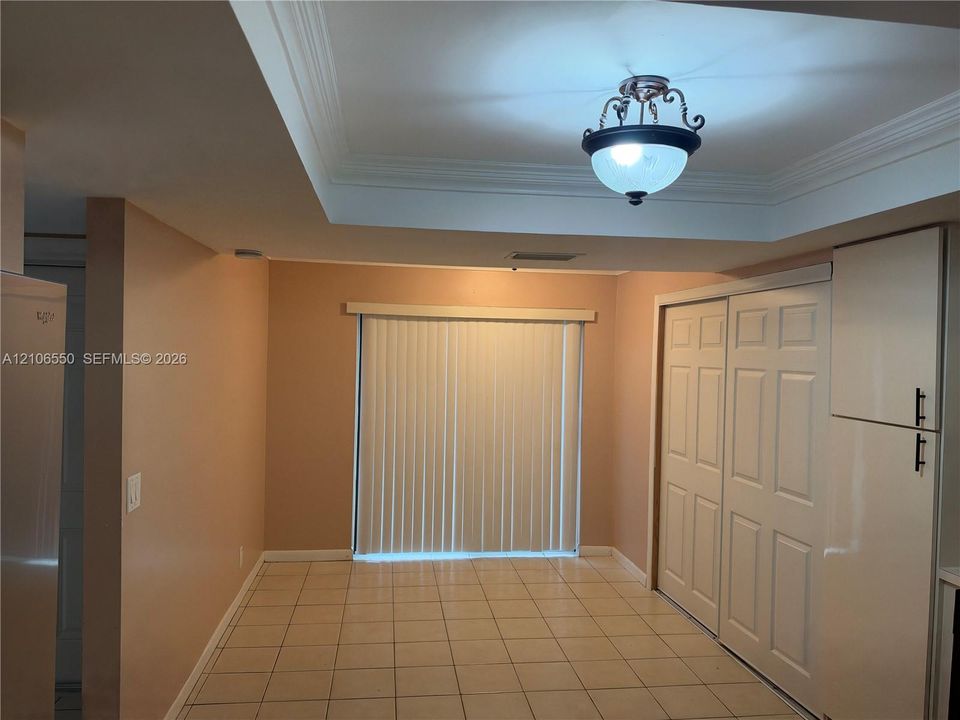 Large eat-in kitchen with breakfast nook with plenty of storage