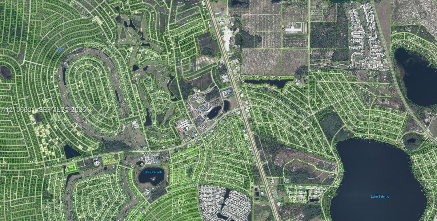 Aerial Map. Depicting the plot boundaries and geographical layout of the property