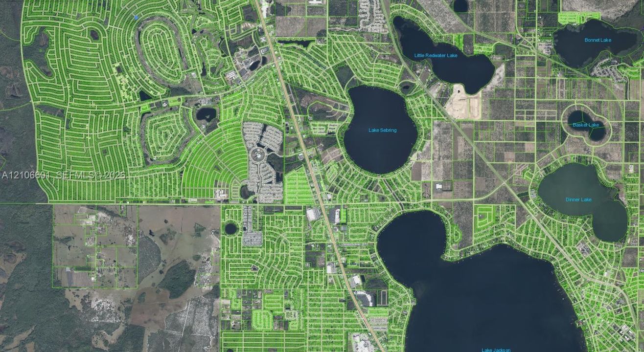 Parcel Map. Identifying property boundaries and local topography for the property