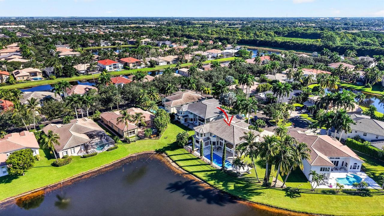 Aerial of home