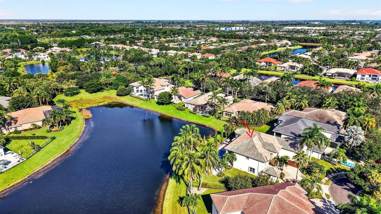 Aerial of home