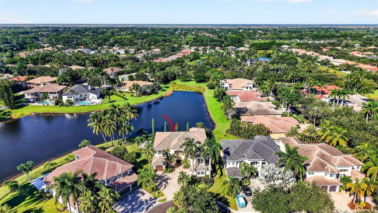 Aerial of home