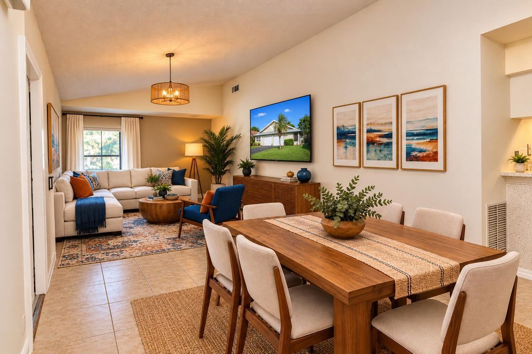 Living Room Virtually Staged
