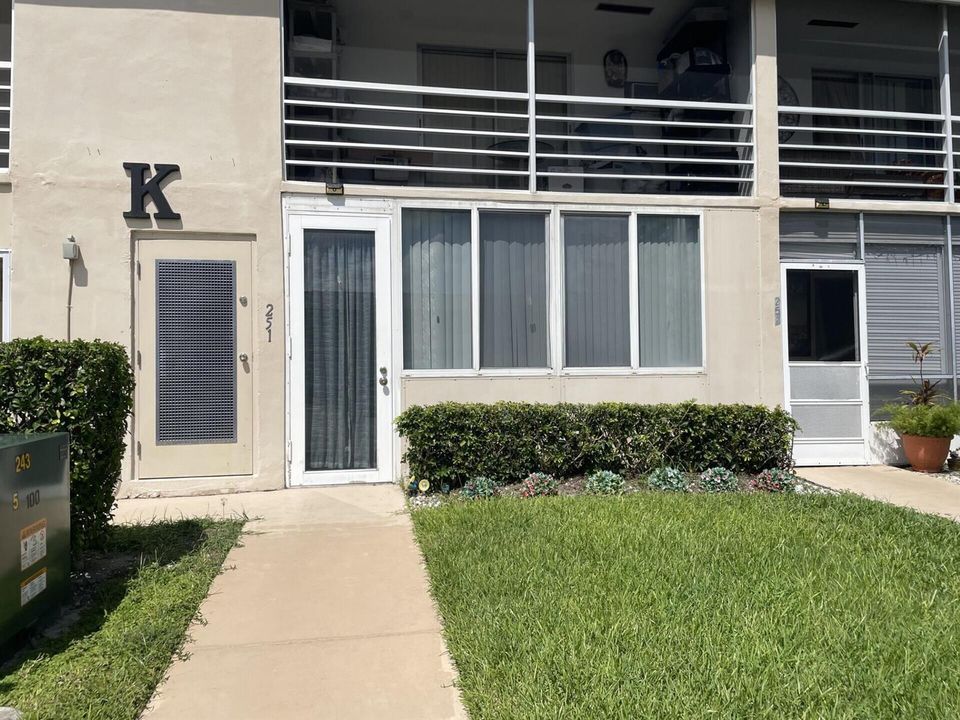 Back Entrance with new door and windows!