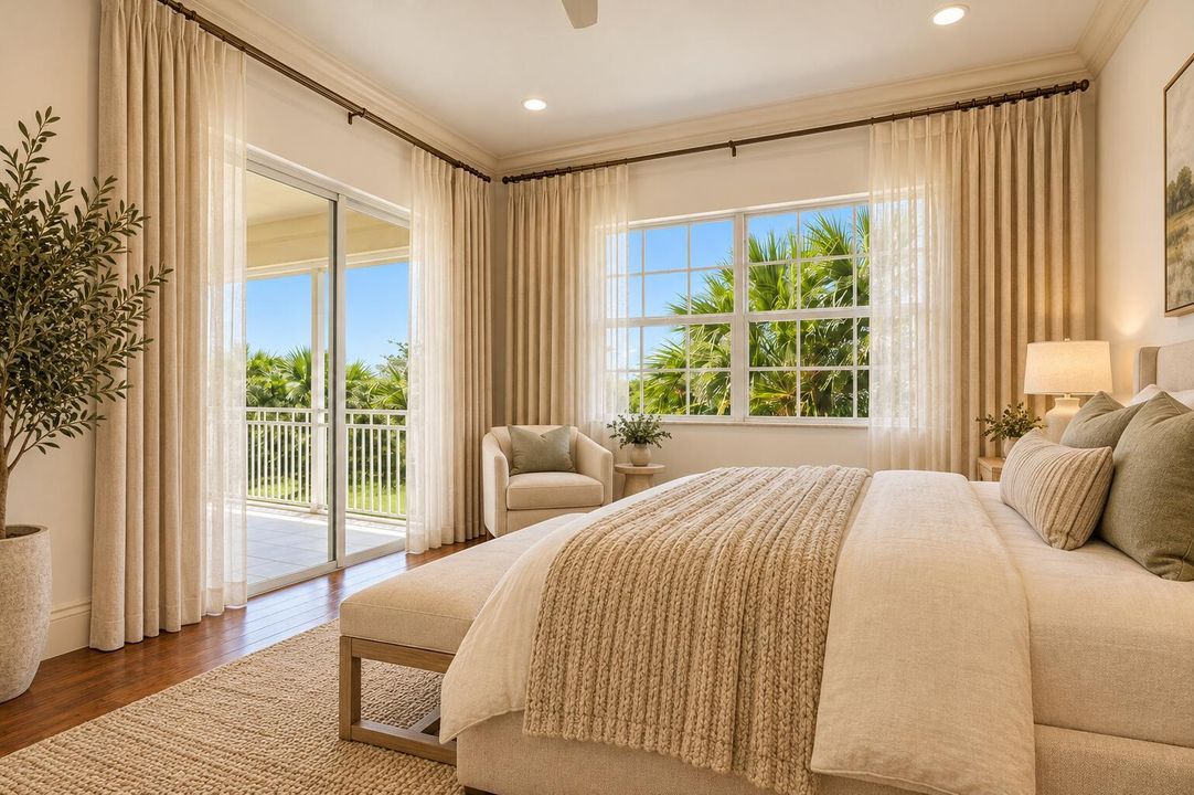 Sunlit Coastal Retreat Bedroom