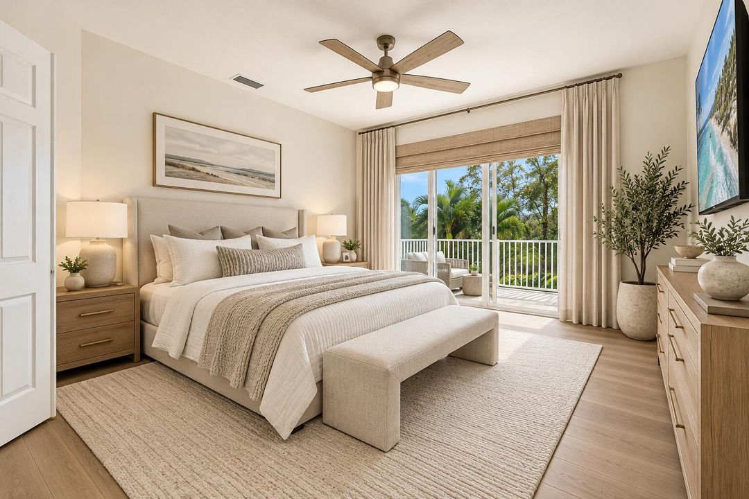 Airy Coastal Bedroom Retreat