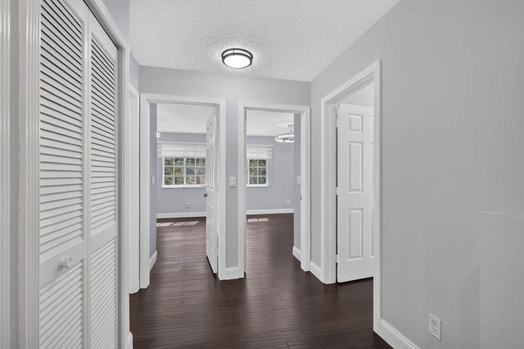 Hallway leading to bedrooms