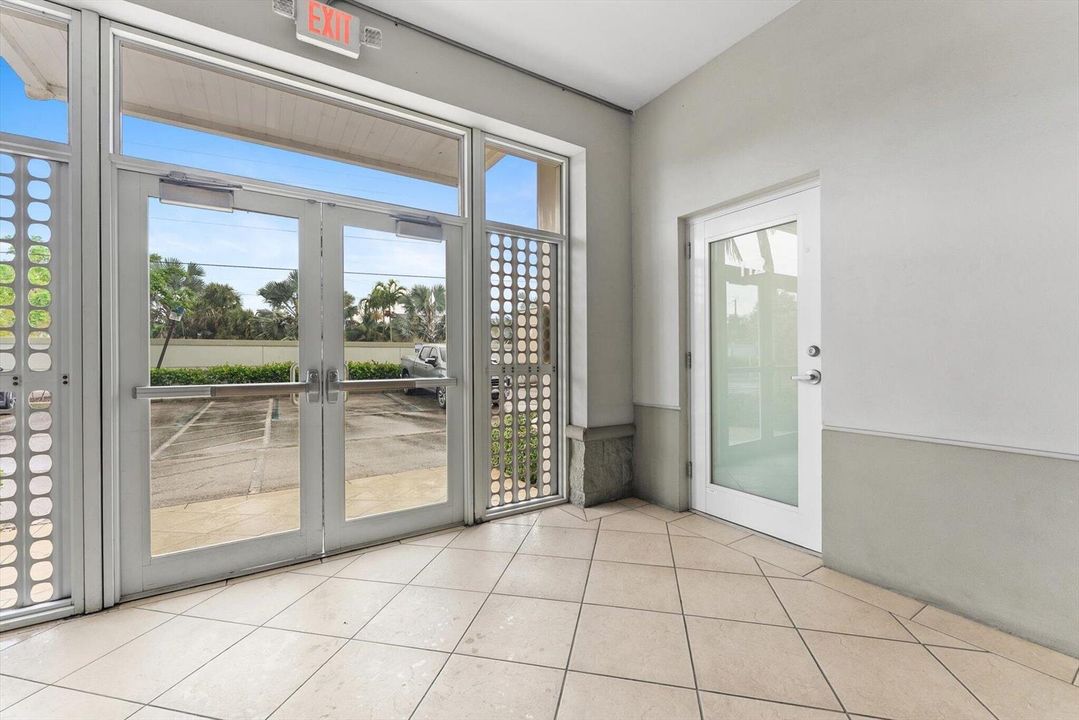 Building Entrance Vestibule - Side