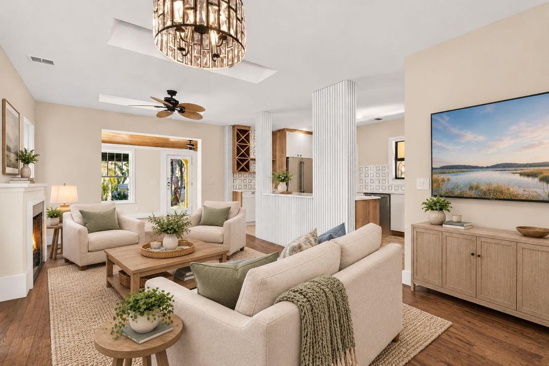 1st floor dining living area