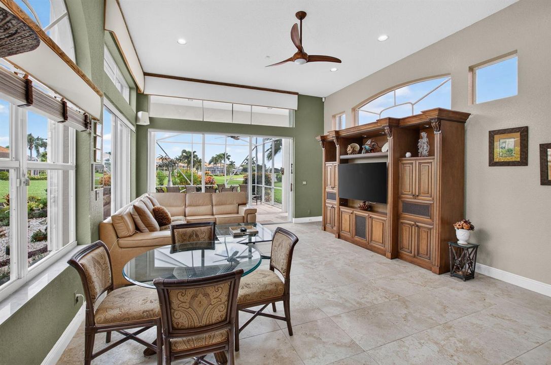 informal dining and family room