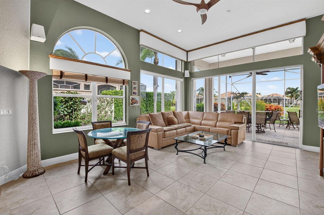 informal dining and family room