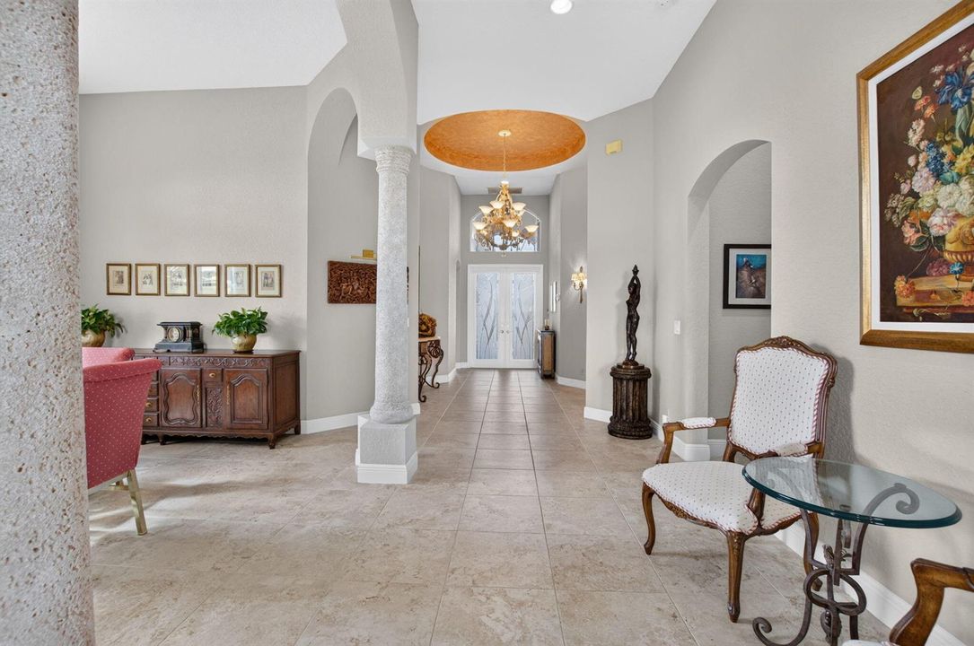 looking towards entrance
