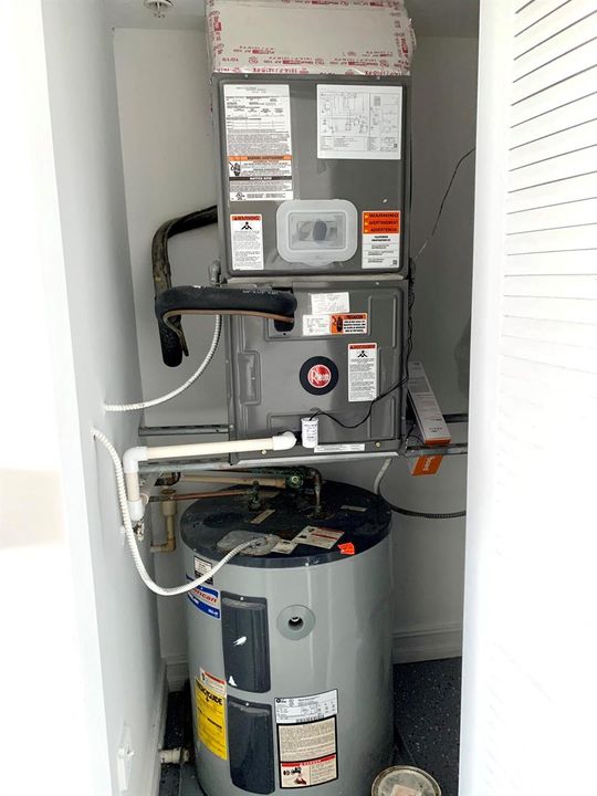 A/C unit & water heater