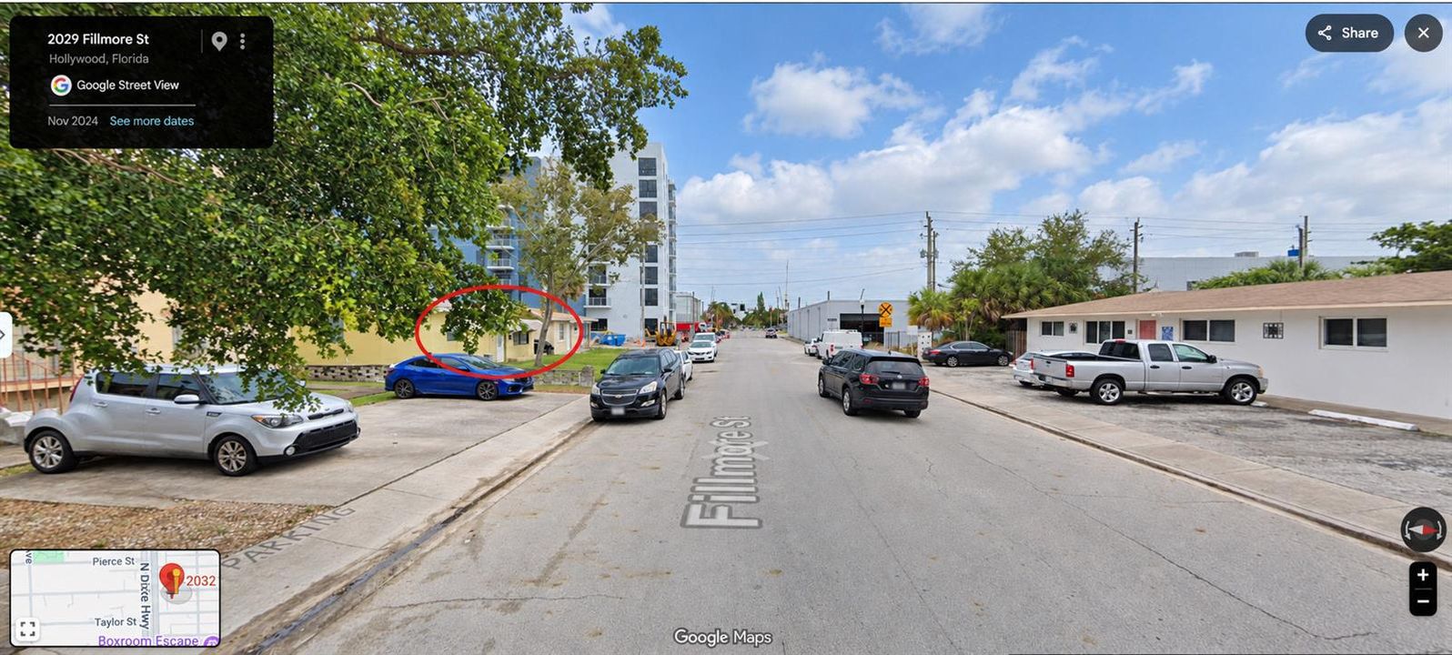 2032 Fillmore Street Google View Outside