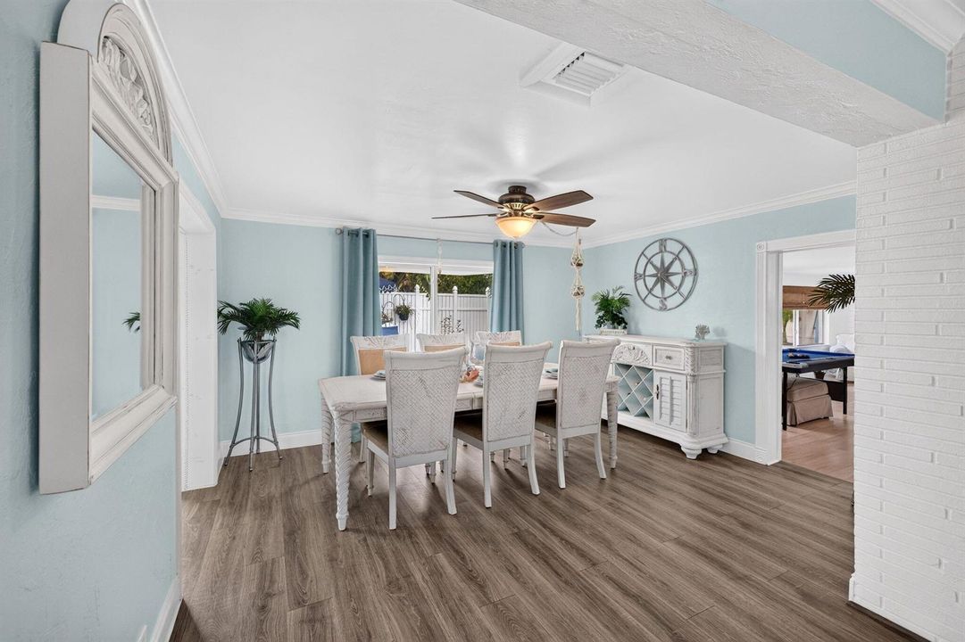 Dining room into 4th room
