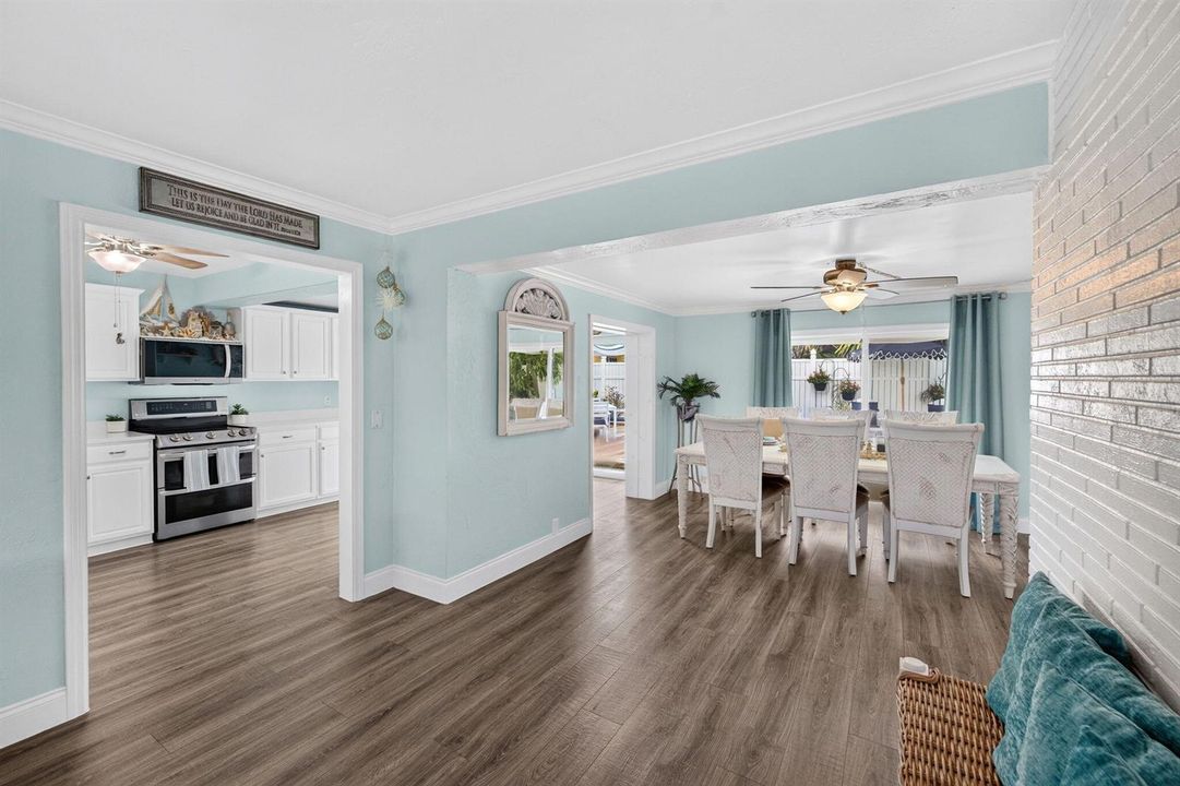 Kitchen and dining room