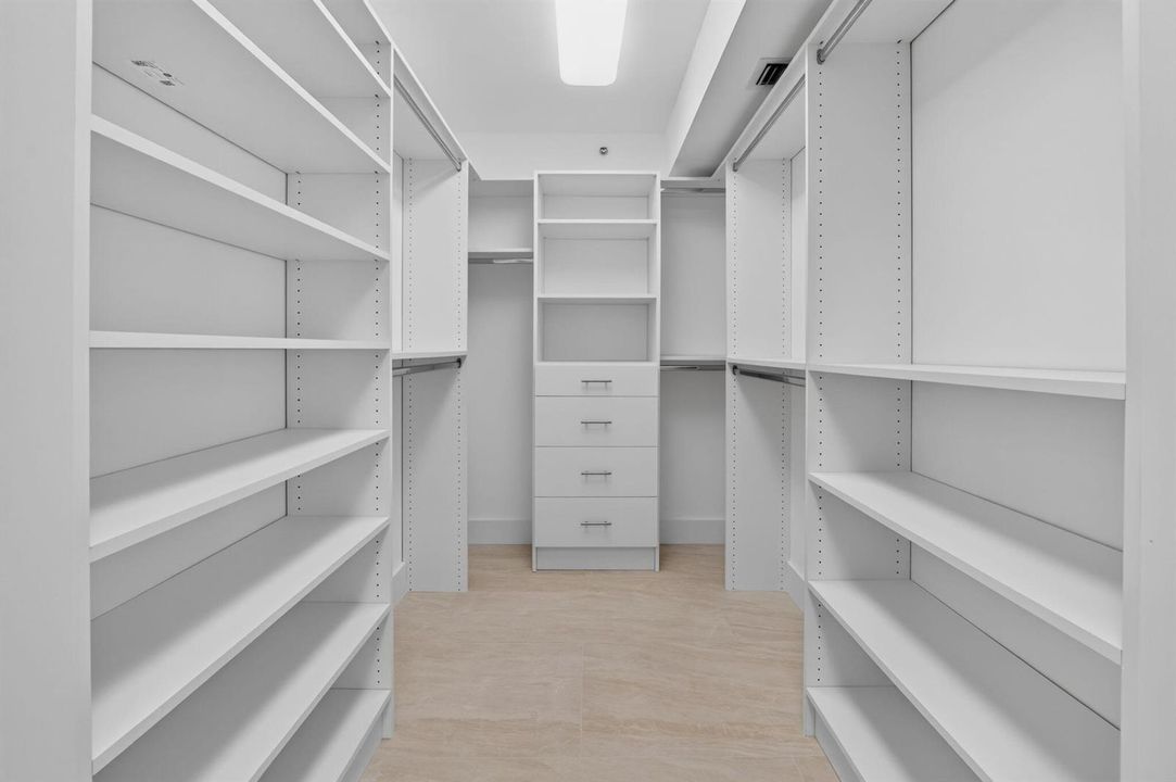 Primary Walk in Closet