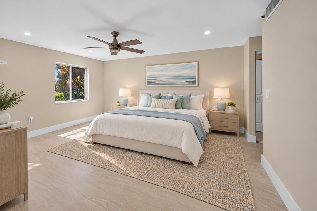 Coastal Modern Primary Bedroom Retreat