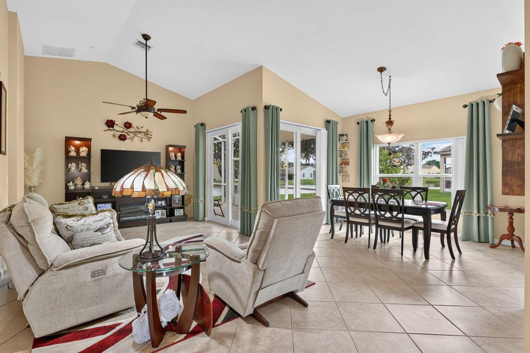 Living Room and Dining Room