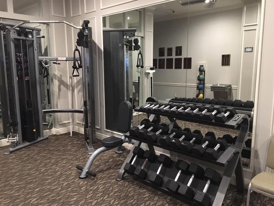 Fitness Center Weight Rack
