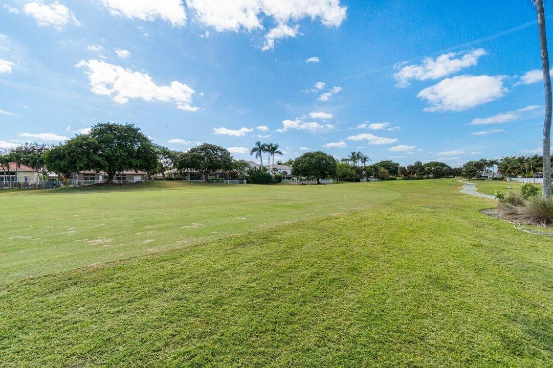 Golf Course Behind Home