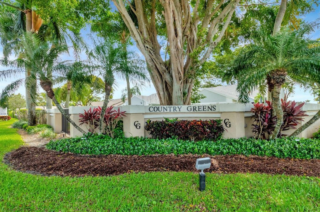 Country Greens Entrance 1