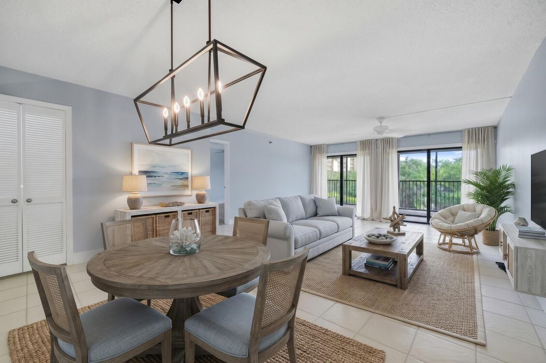 Virtually Staged Great Room