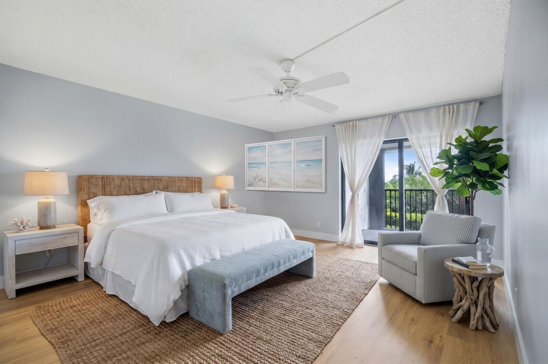 Virtually Staged Primary Bedroom